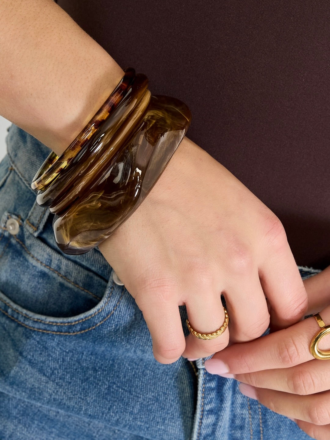 Bold Armband | Bruin