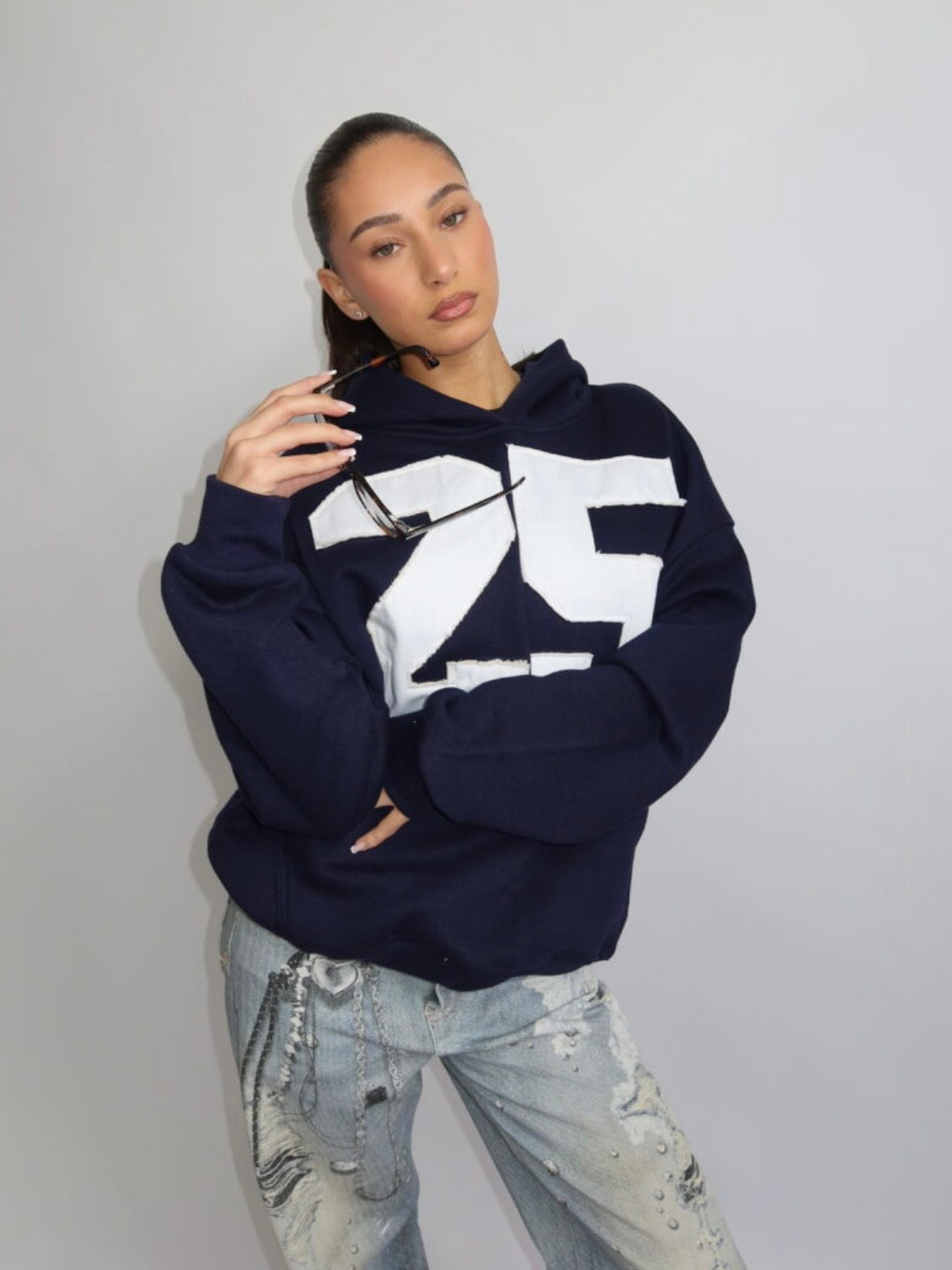 Iconic 25 Hoodie | Navy