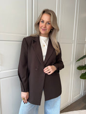 Belted Blazer Tess | Bruin