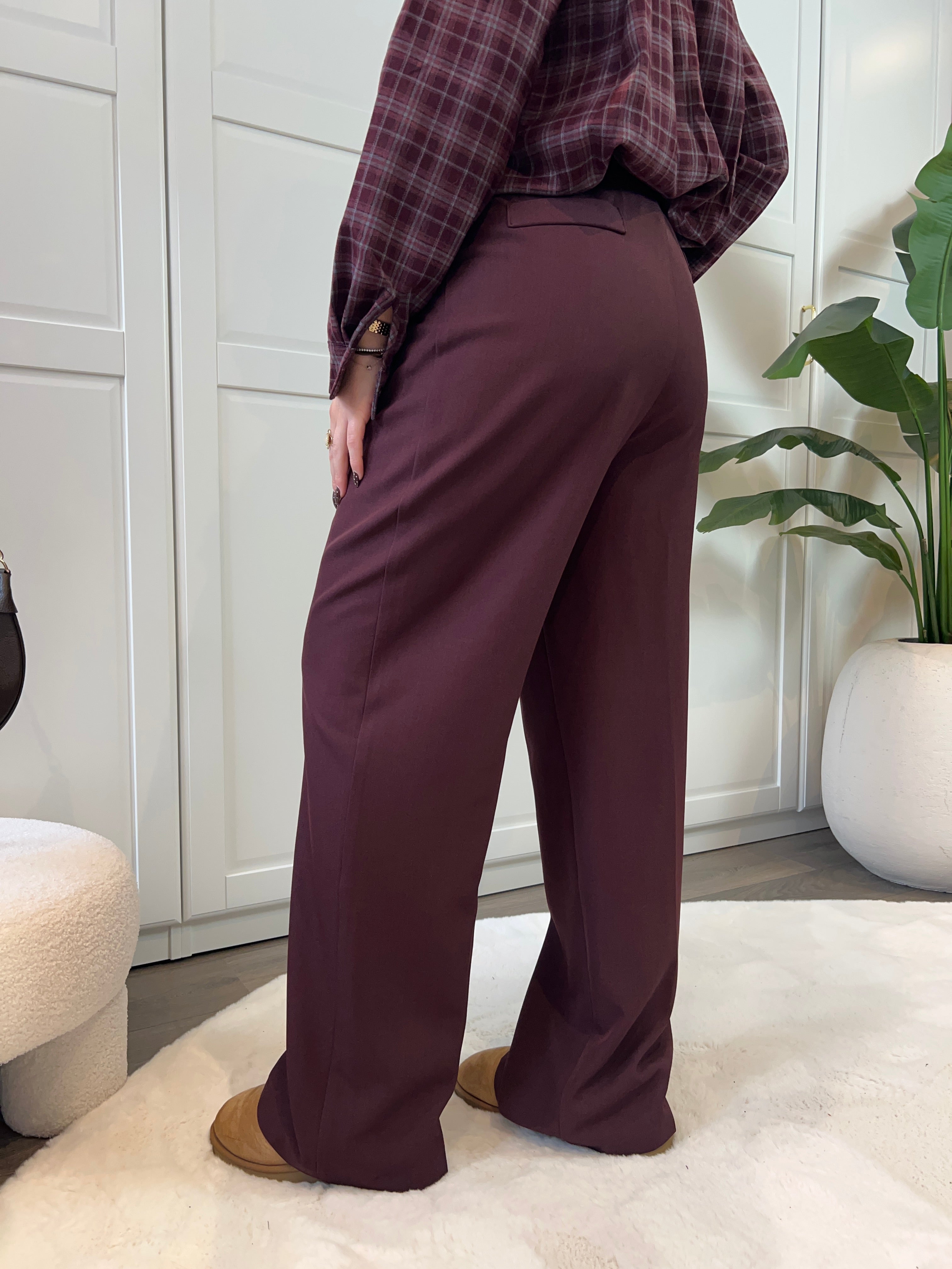 Pantalon Tess | Bordeaux