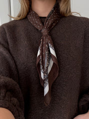 Sjaal Paisley | Bruin