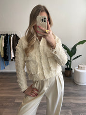 Tweed Jasje Quinty | Creme