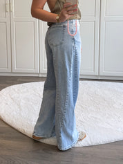 Wide Leg Jeans 3907 | Blauw