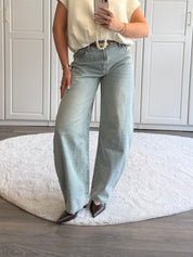 Balloon Jeans 3412 | Washed Blauw