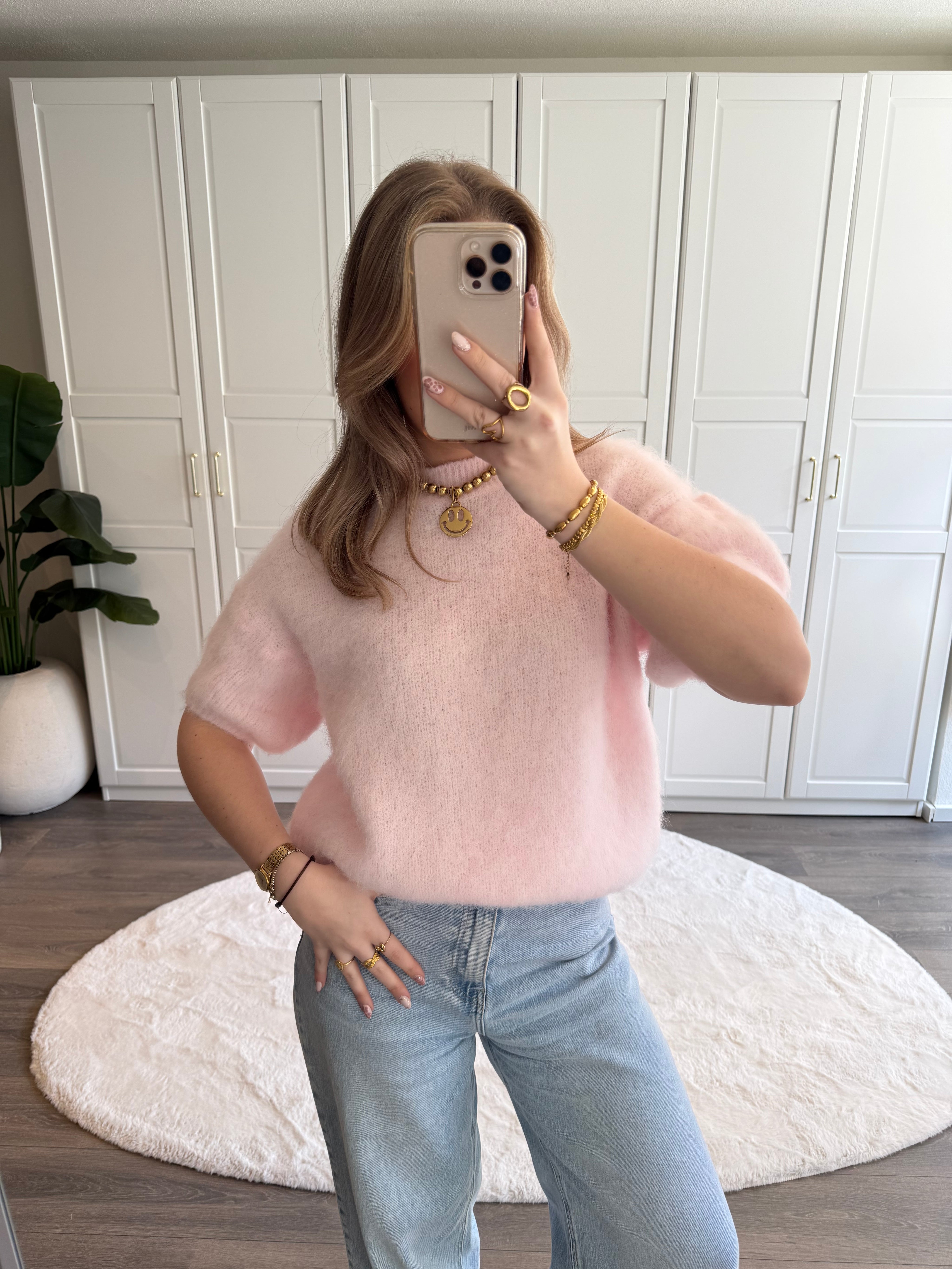 Trui Molly | Lichtroze