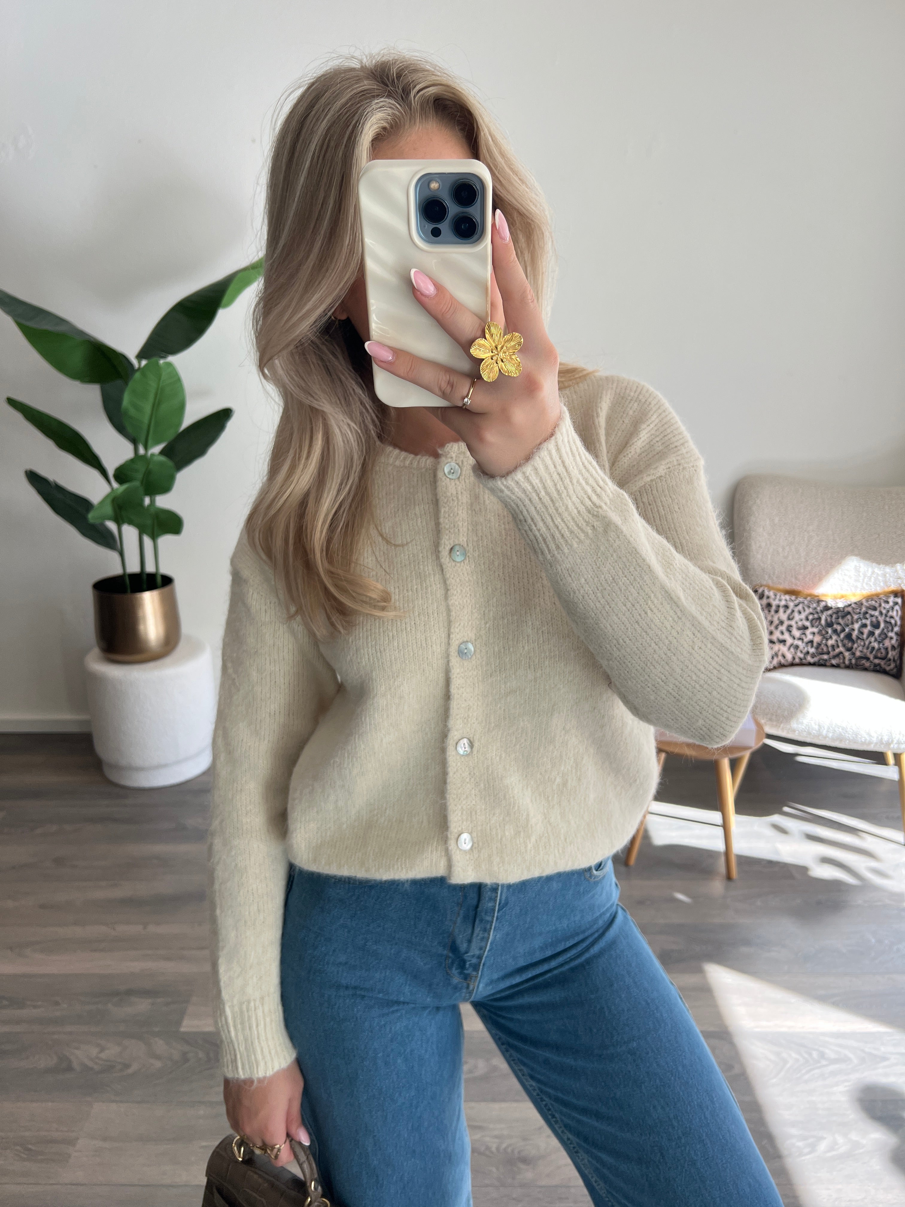 Vest Tessa | Ecru