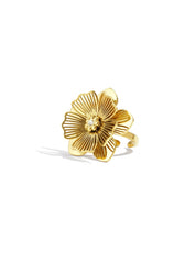 Flower Statement Ring | Goud