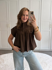Blouse Kae | Bruin