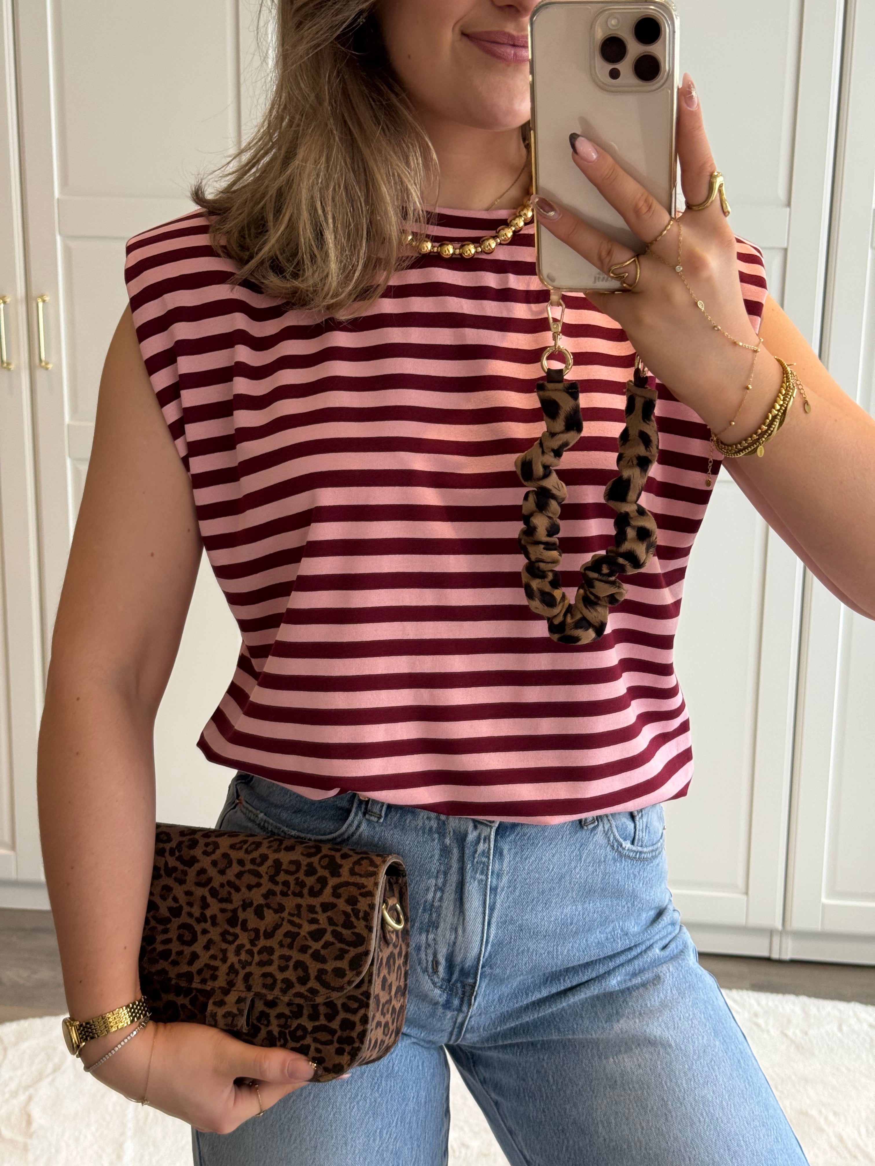 T-shirt Joni | Roze