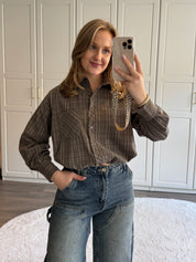 Blouse Isa | Greige