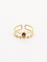 Double Zirkonia Ring | Bruin