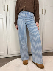 Wide Leg Jeans 3365 | Blauw