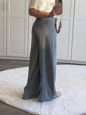 Wide Leg Jeans 13387 | Blauw