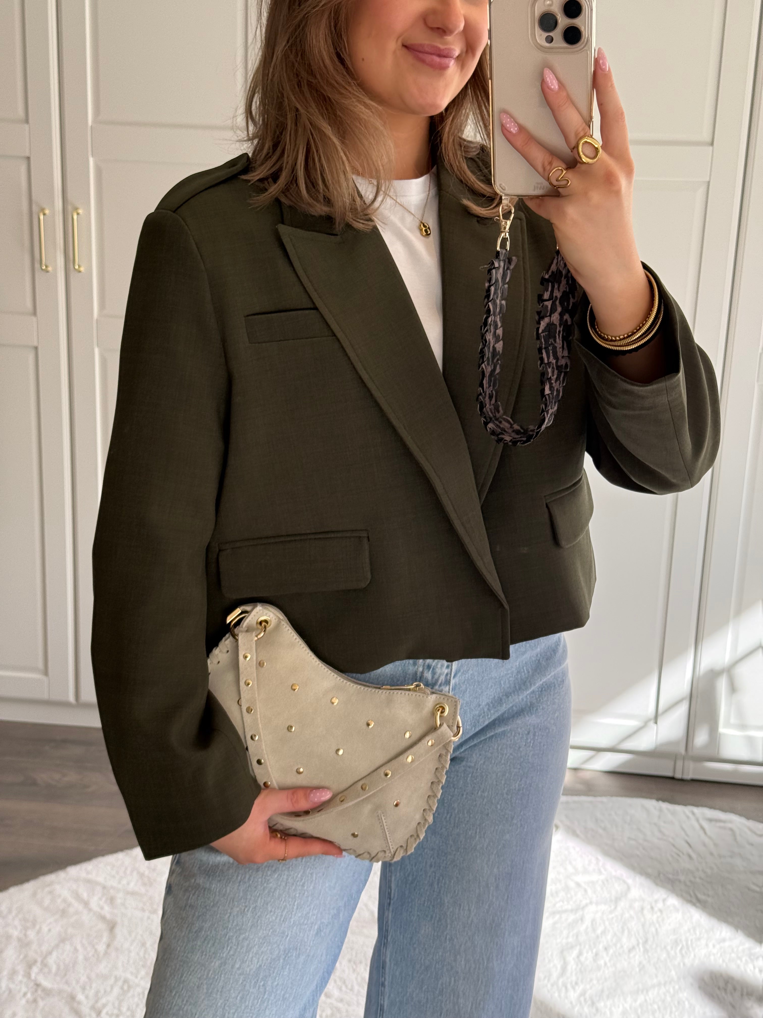 Cropped Blazer Tess | Army