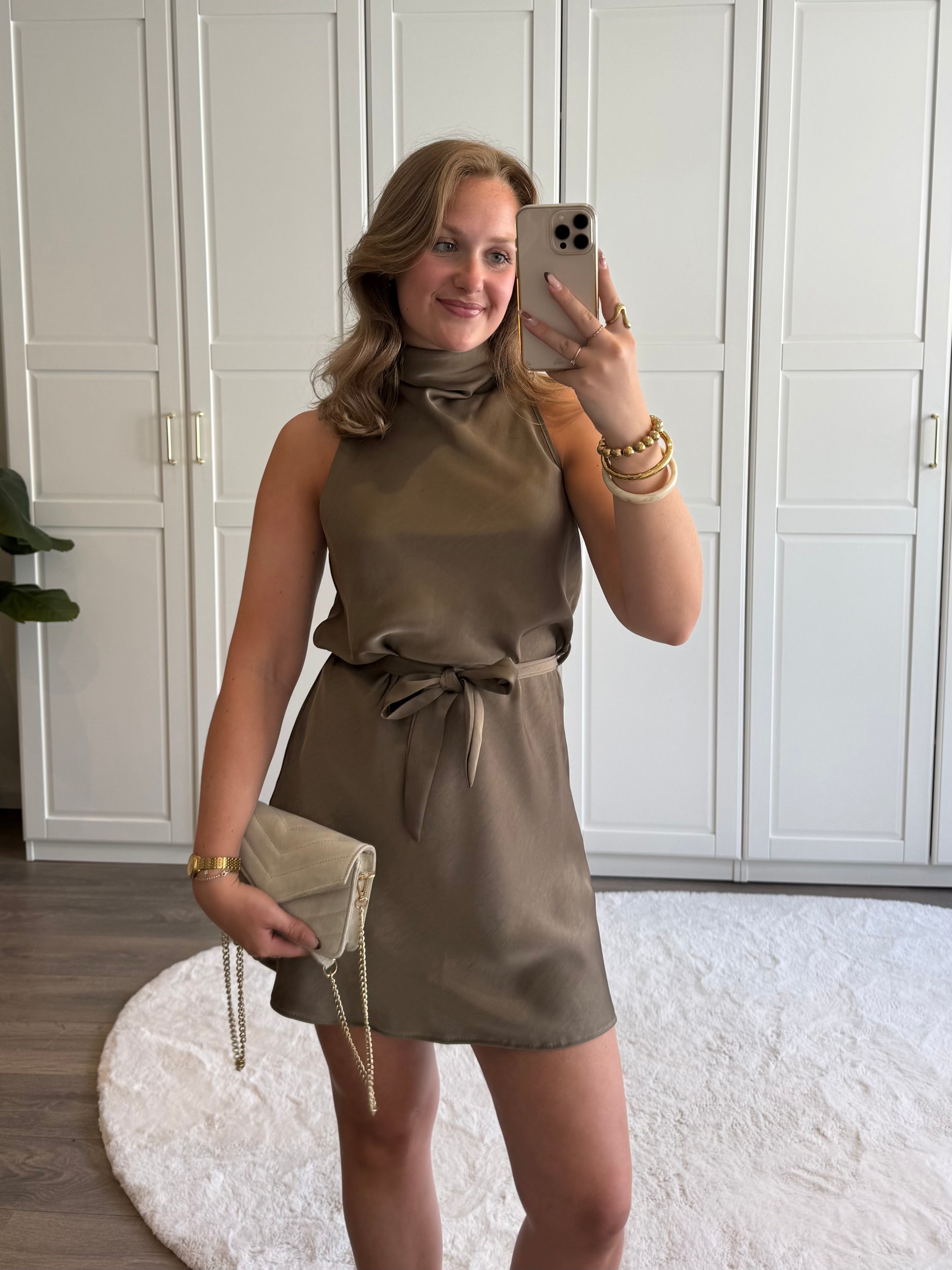 Jurk Noor | Taupe