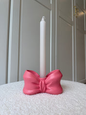 Kaarsenhouder Bow | Roze