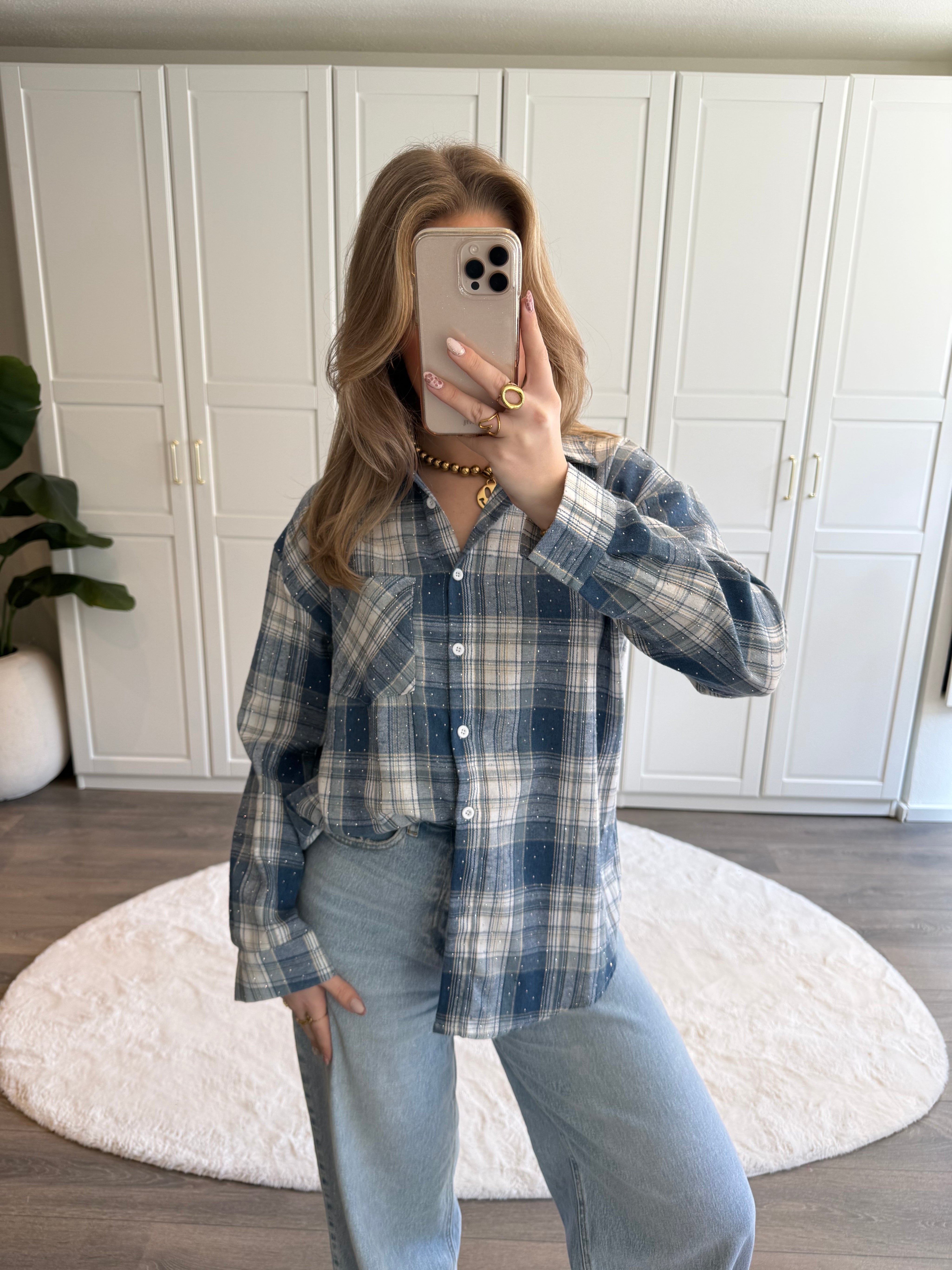 Blouse Daisy | Blauw