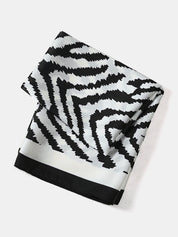 Sjaal Zebra | Zwart