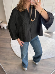 Blouse Jade | Zwart