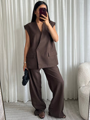 Gilet Sofia | Choco