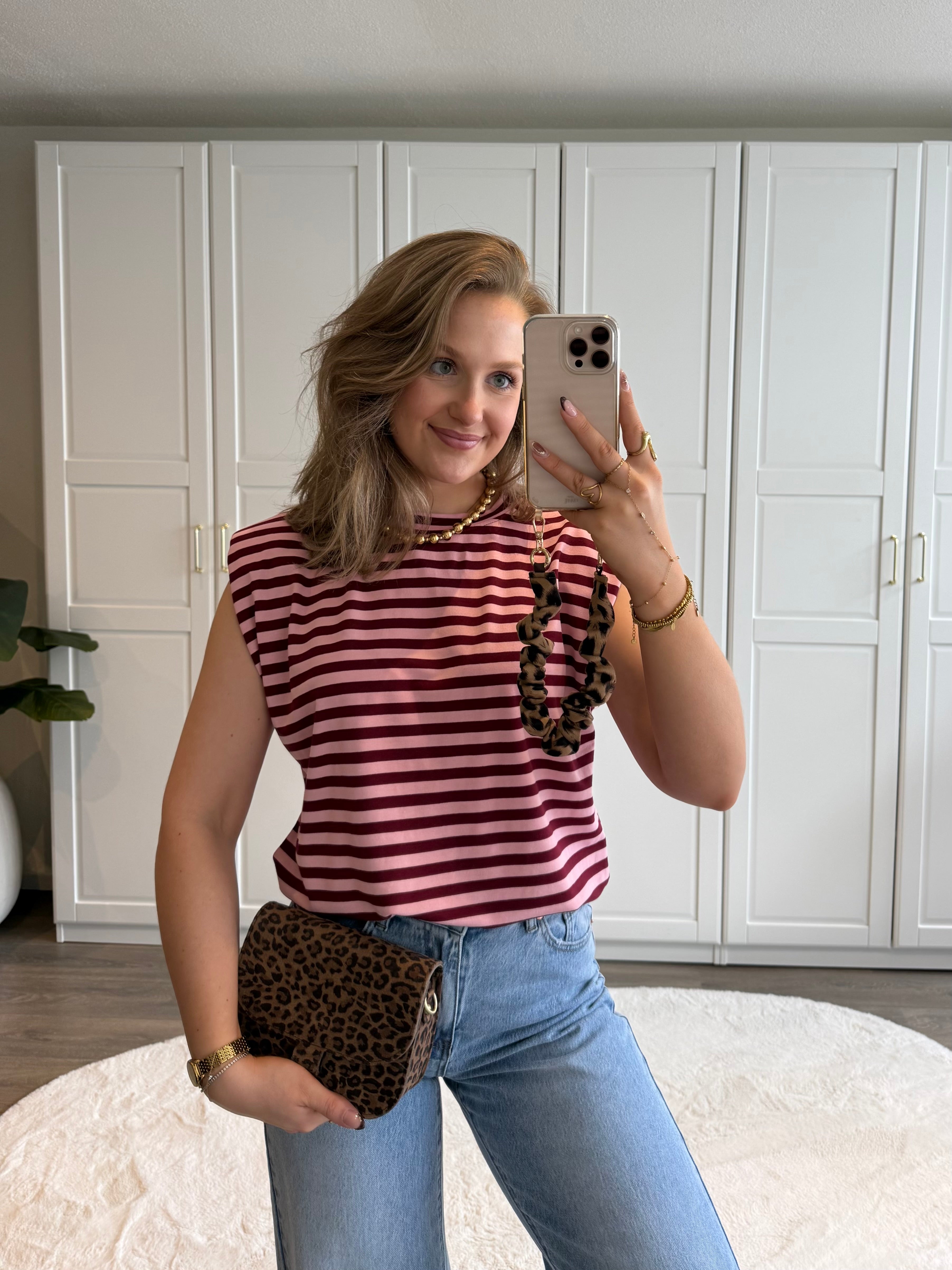 T-shirt Joni | Roze