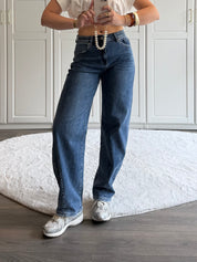 Tall Balloon Jeans 7443 | Blauw