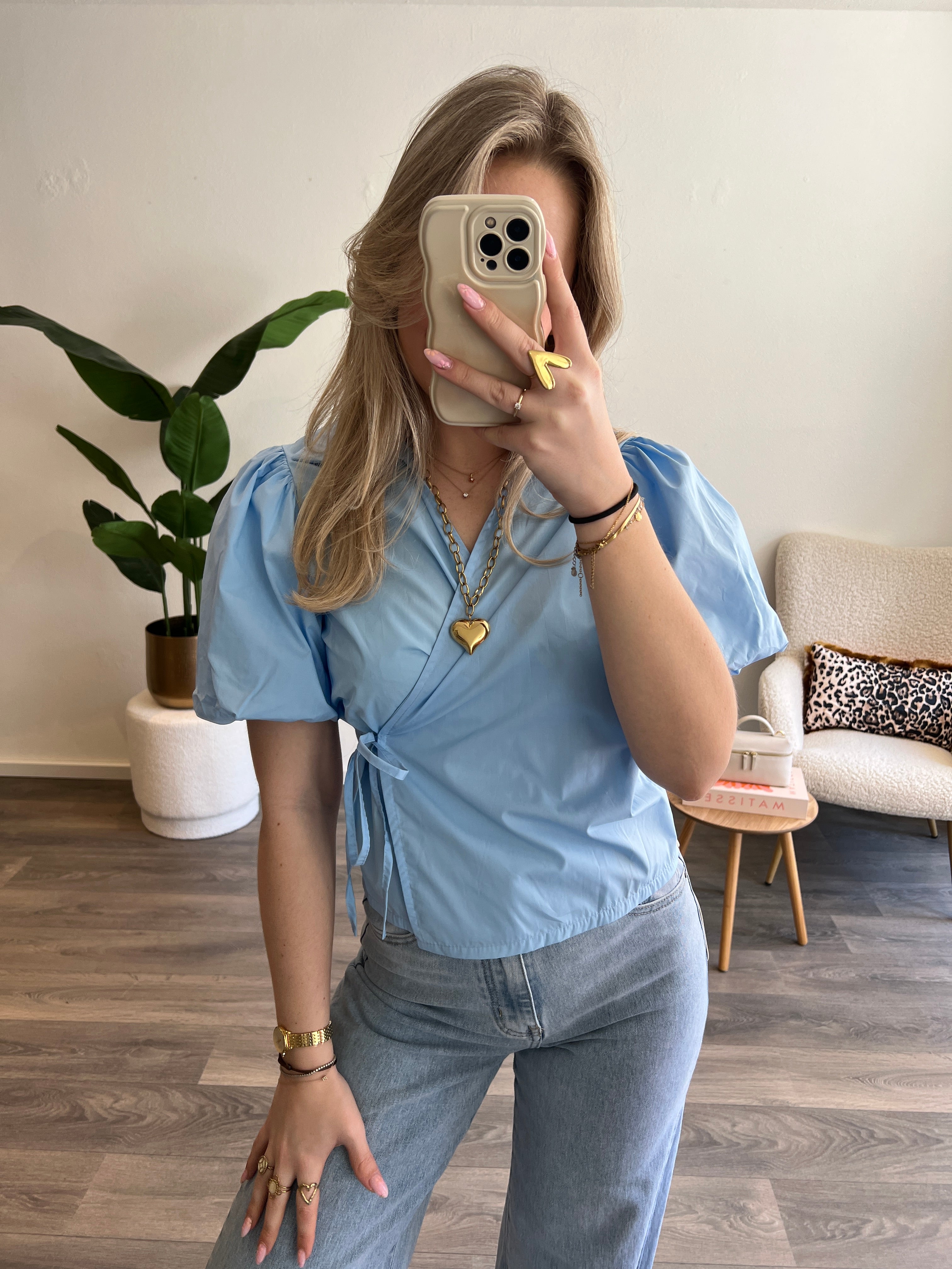 Blouse Chiara | Blauw