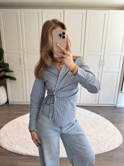 Tailored Blouse Ivy | Blauw