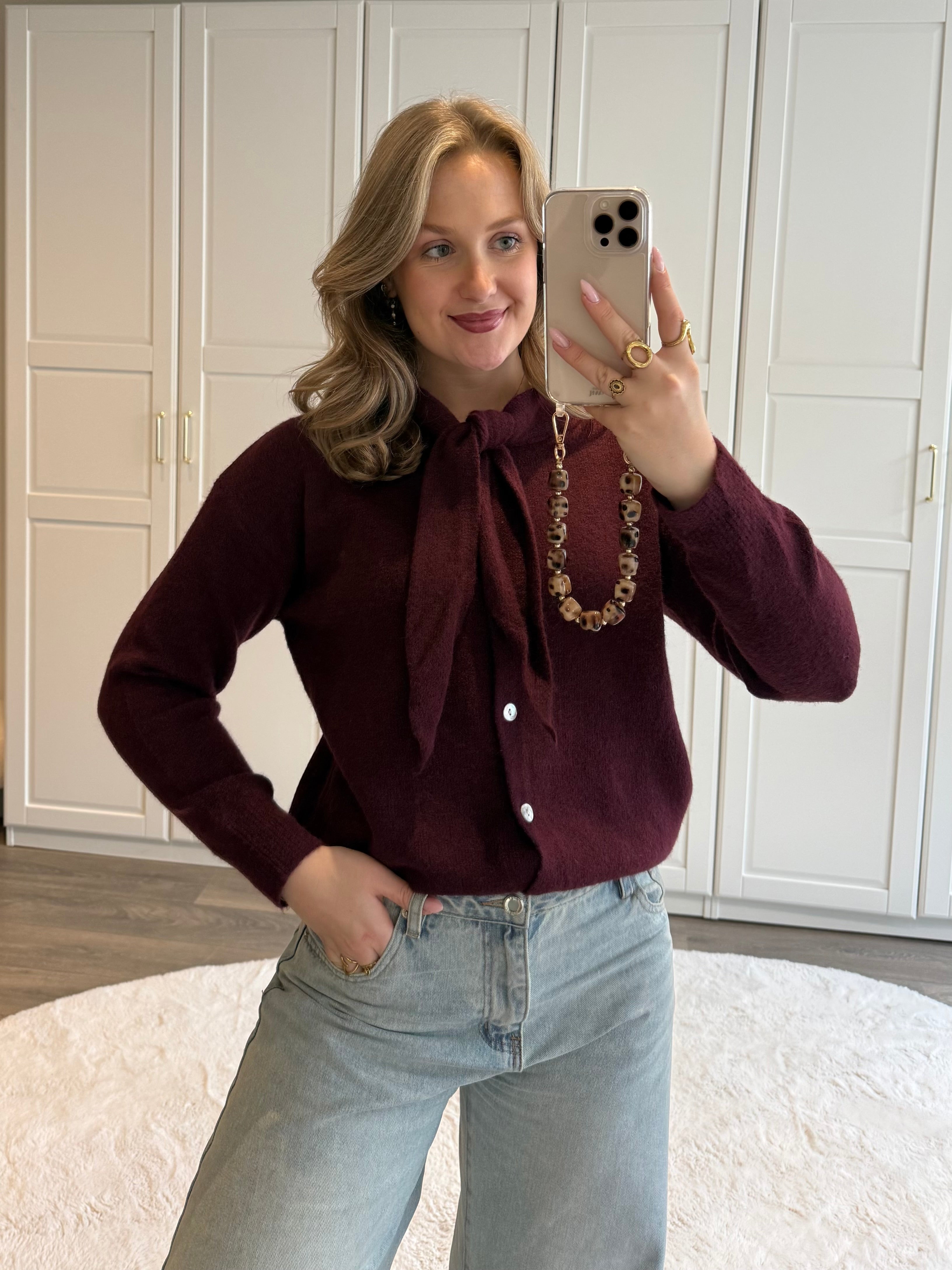 Vest Lieke | Plum