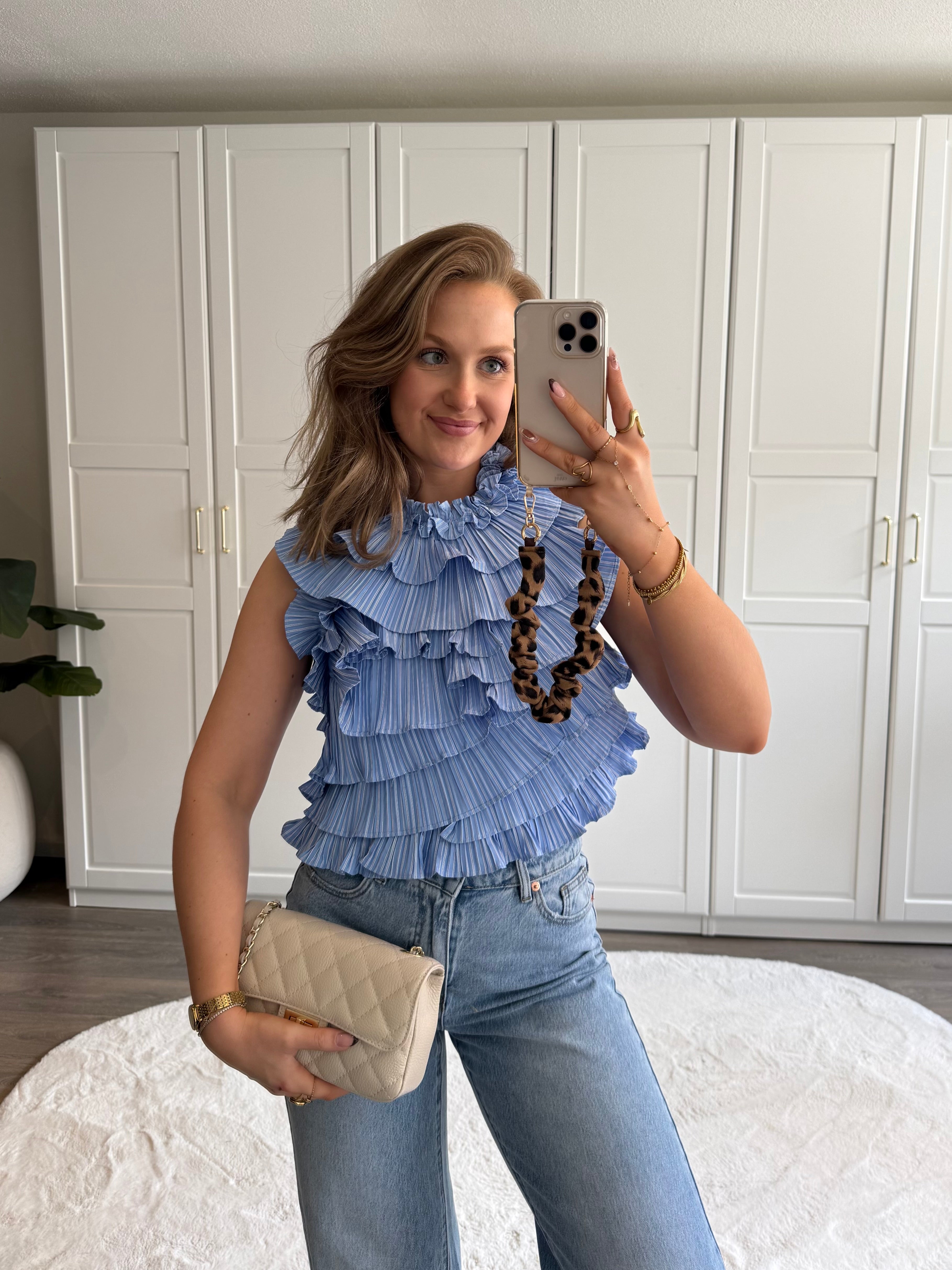 Top Olivia | Blauw