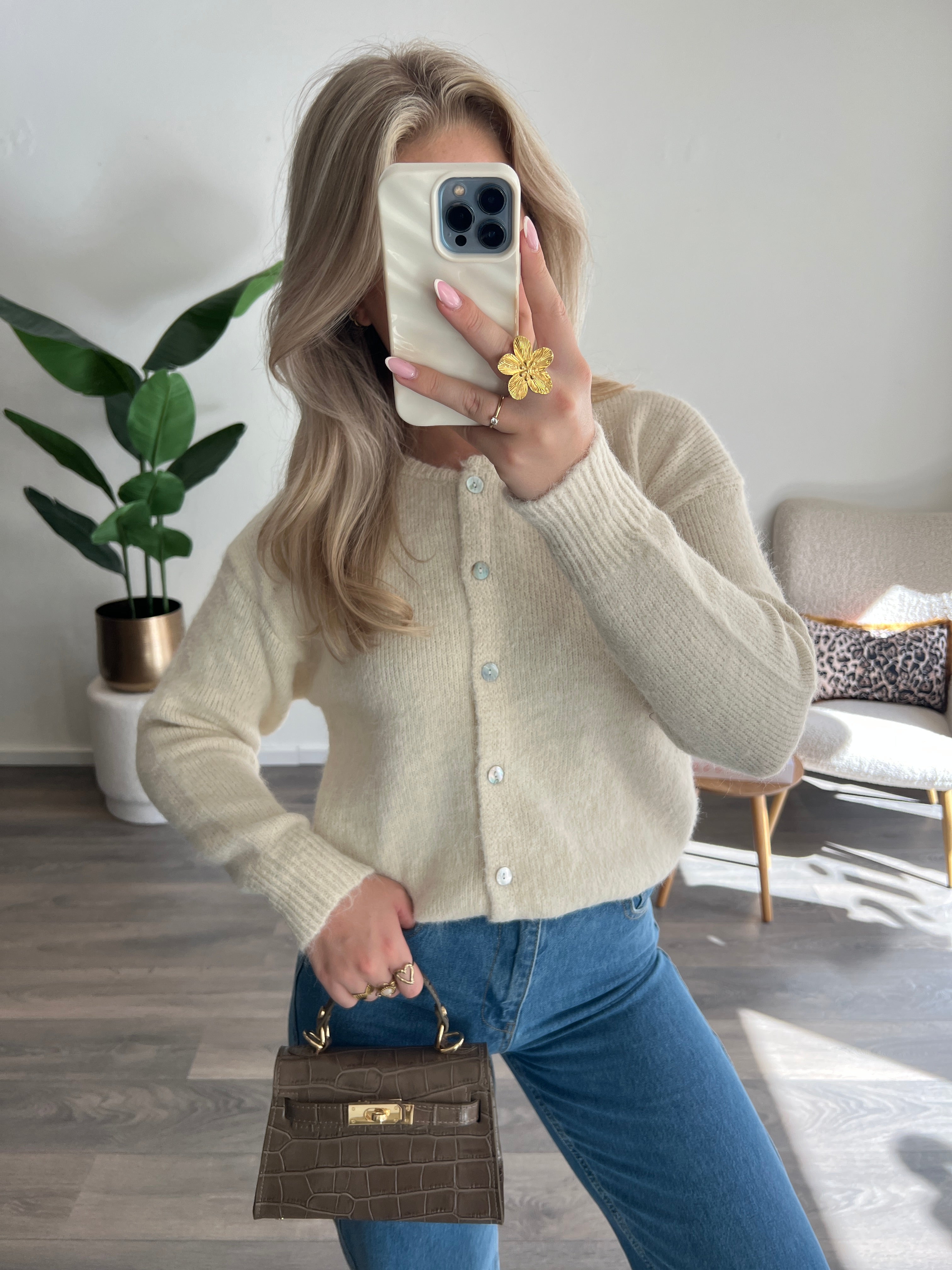Vest Tessa | Ecru