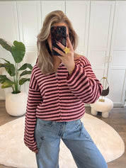 Zip Vest Moon | Bordeaux