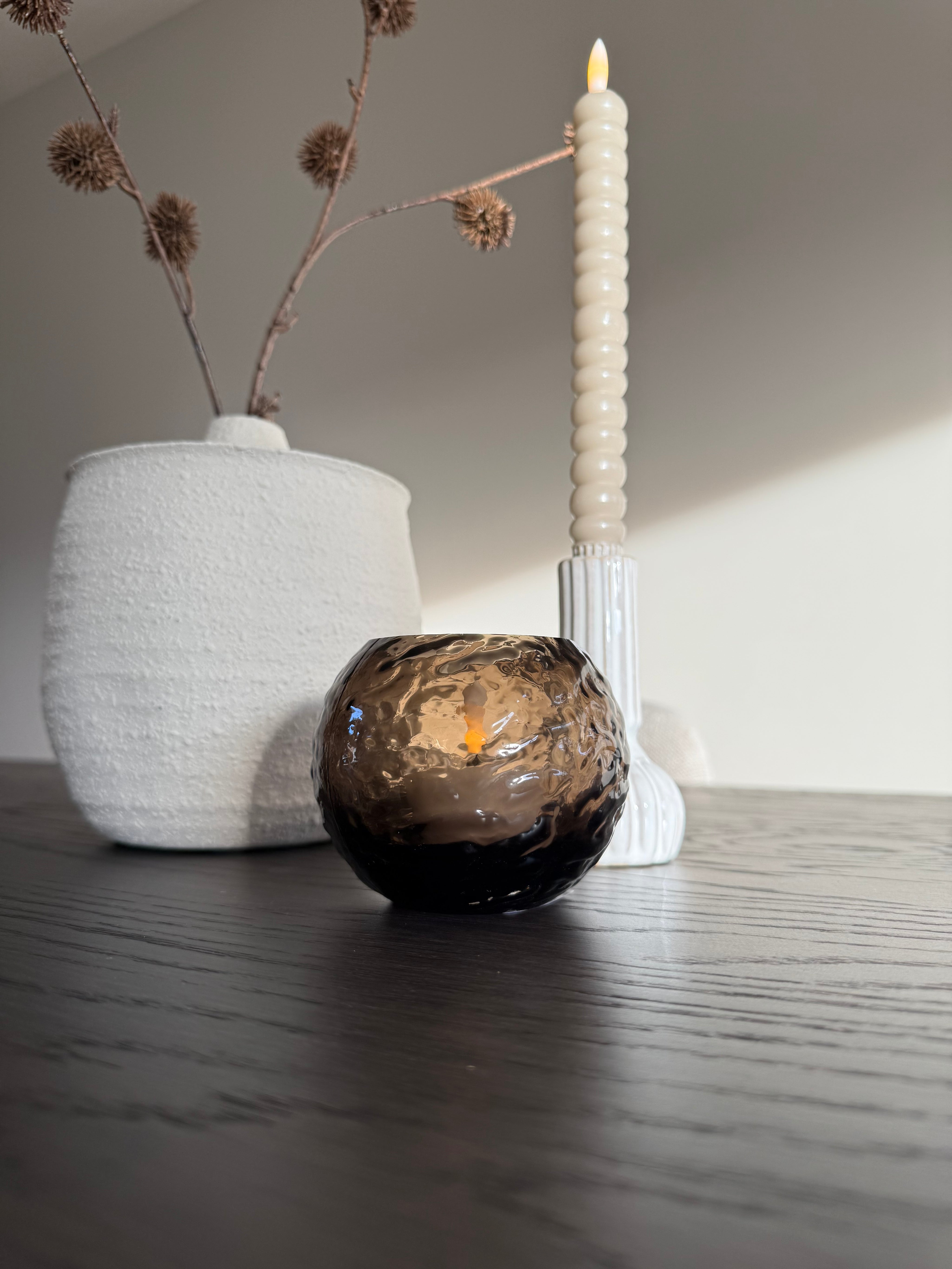 Light & Living Waxinelichthouder Eclat | Bruin