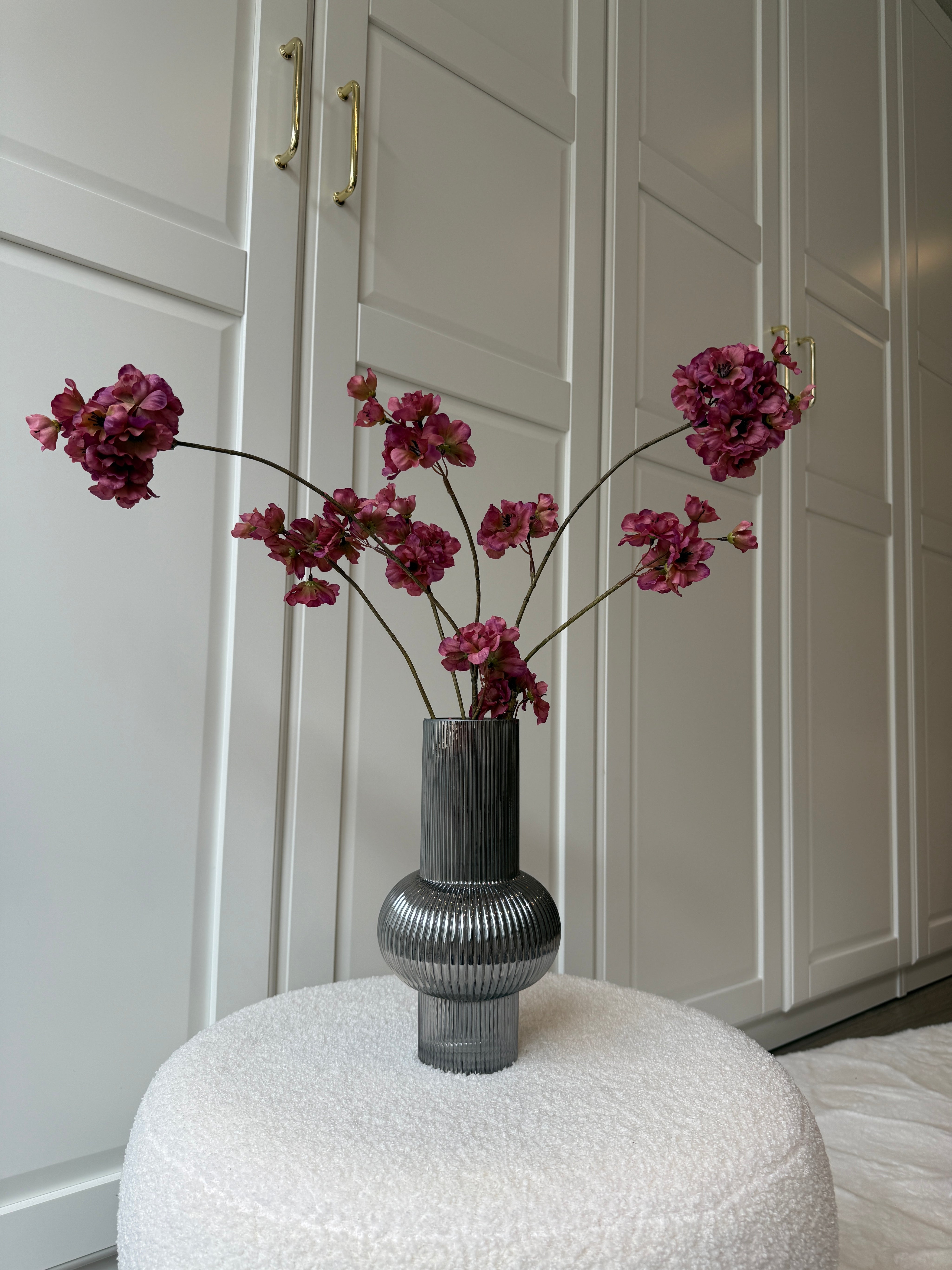 Giftset Vaas Bloesem | Bordeaux