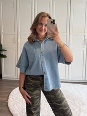 Denim Blouse Billy | Blauw