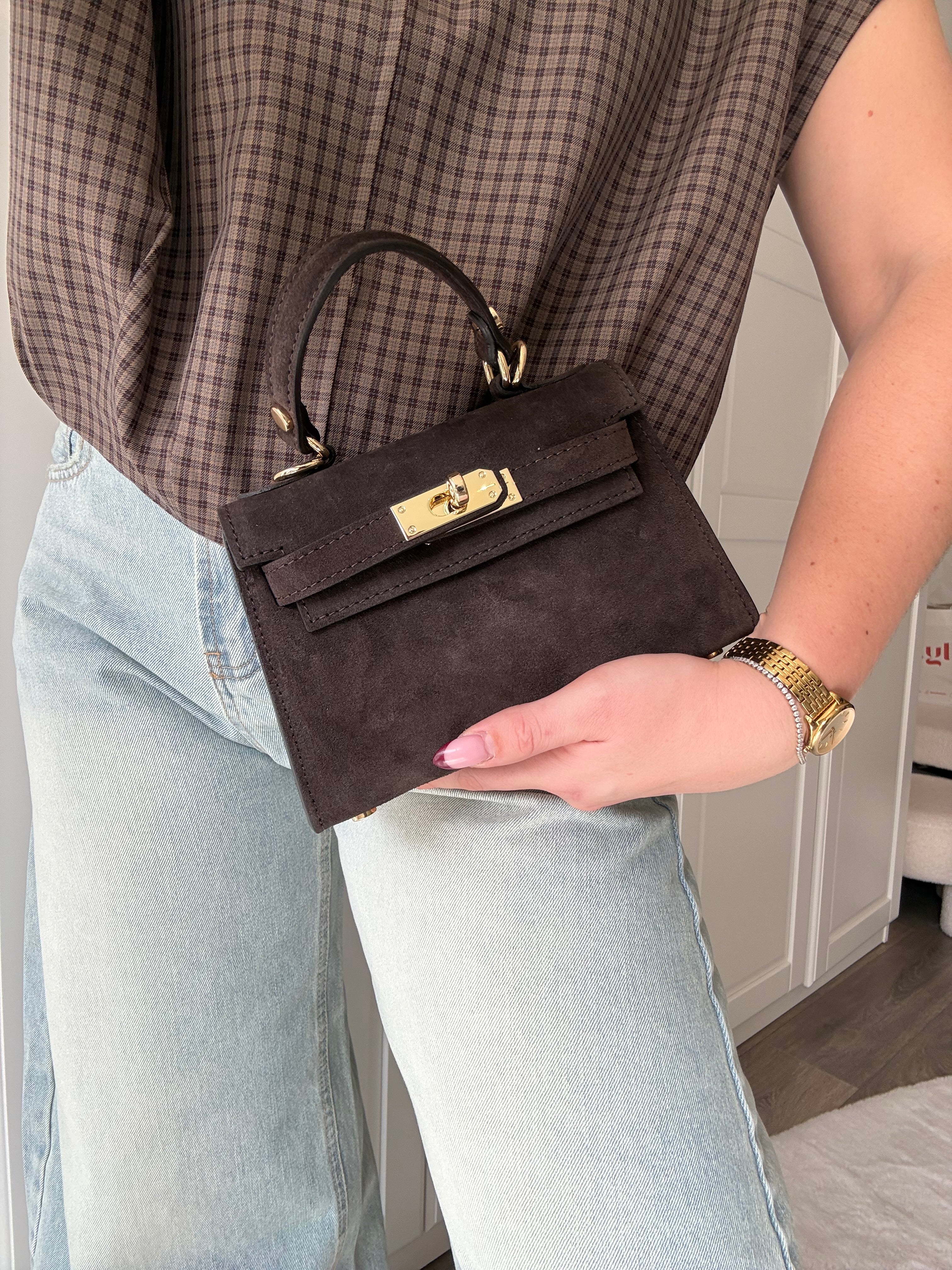 Tas Lore Suede | Bruin