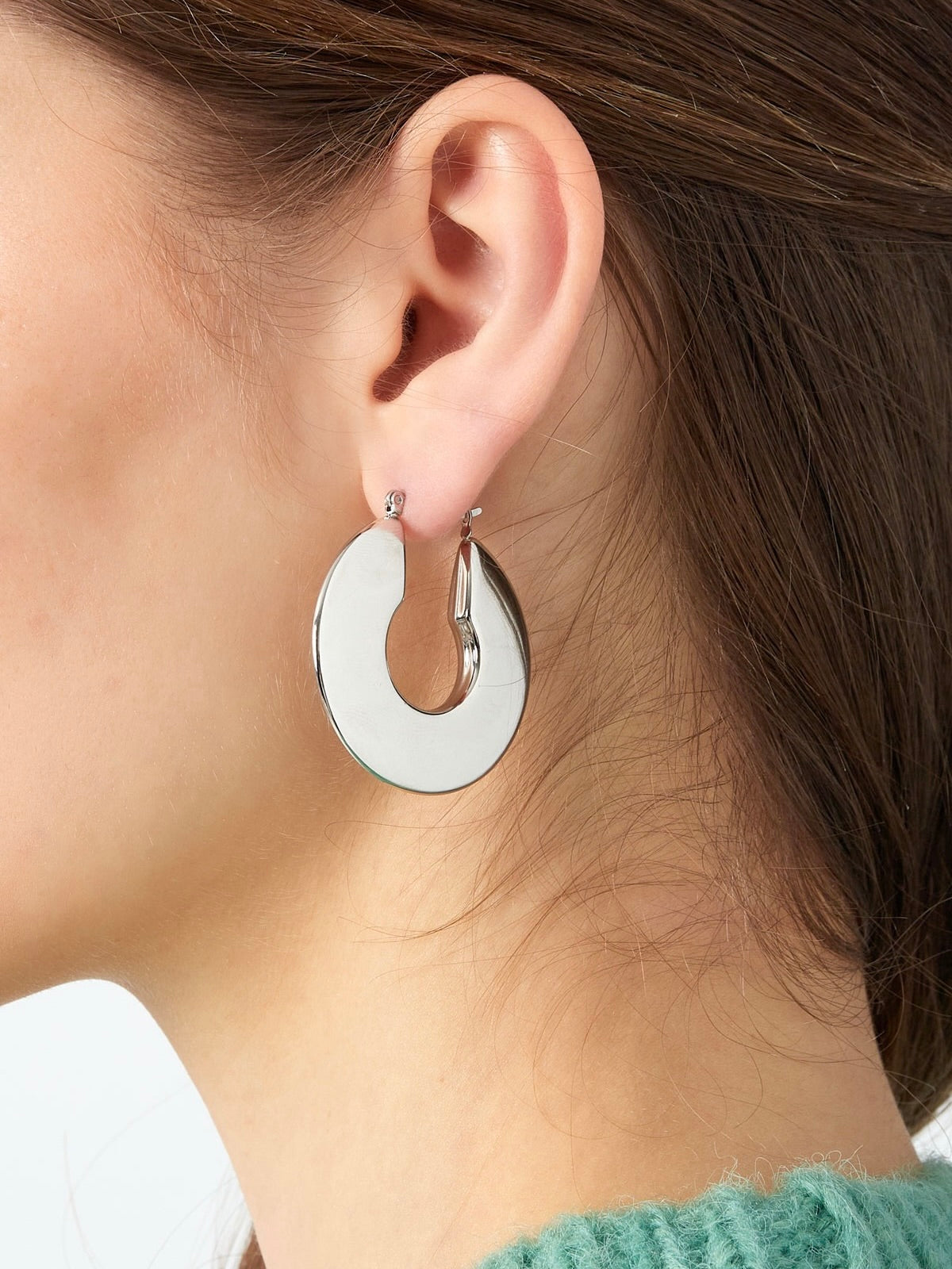 Chunky Circle Oorbellen