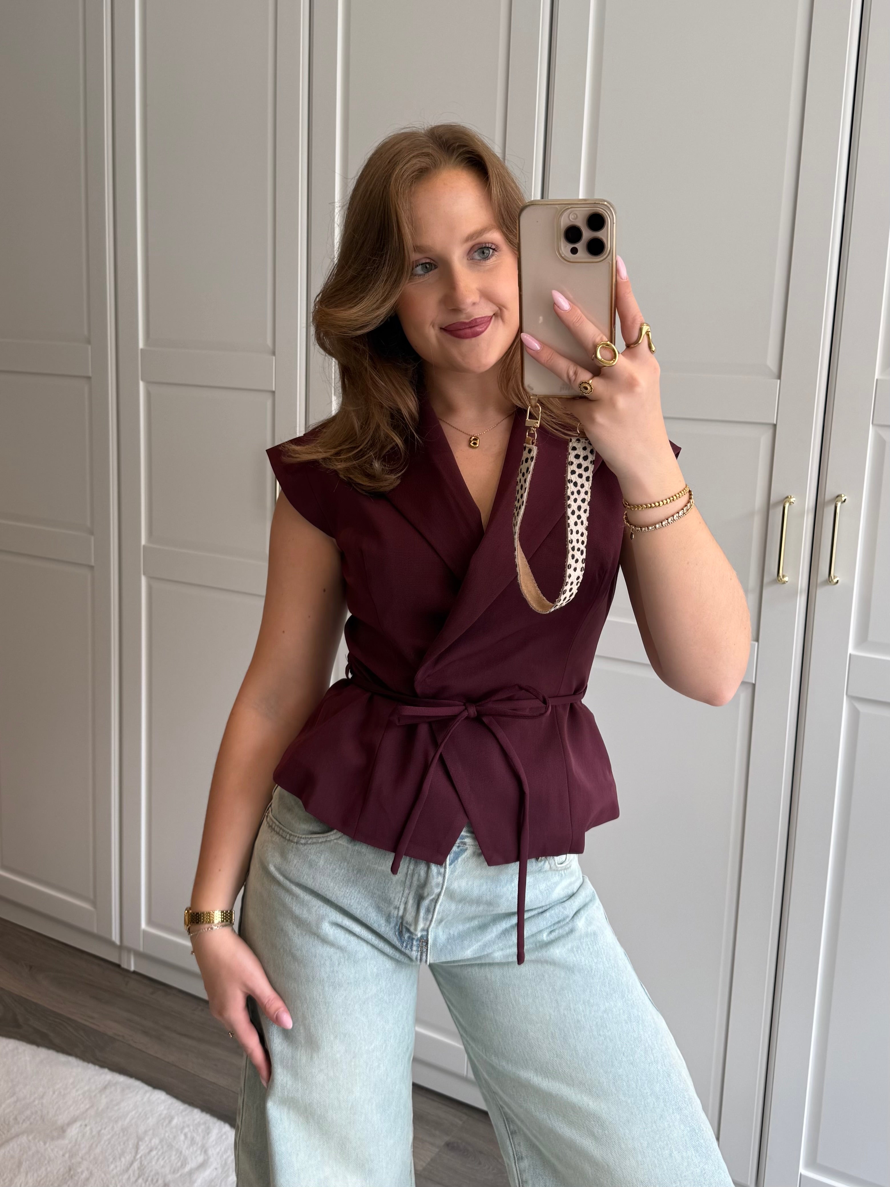 Gilet Elodie | Bordeaux