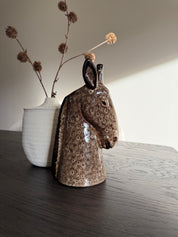Aardewerk Vaas Giraffe | Bruin