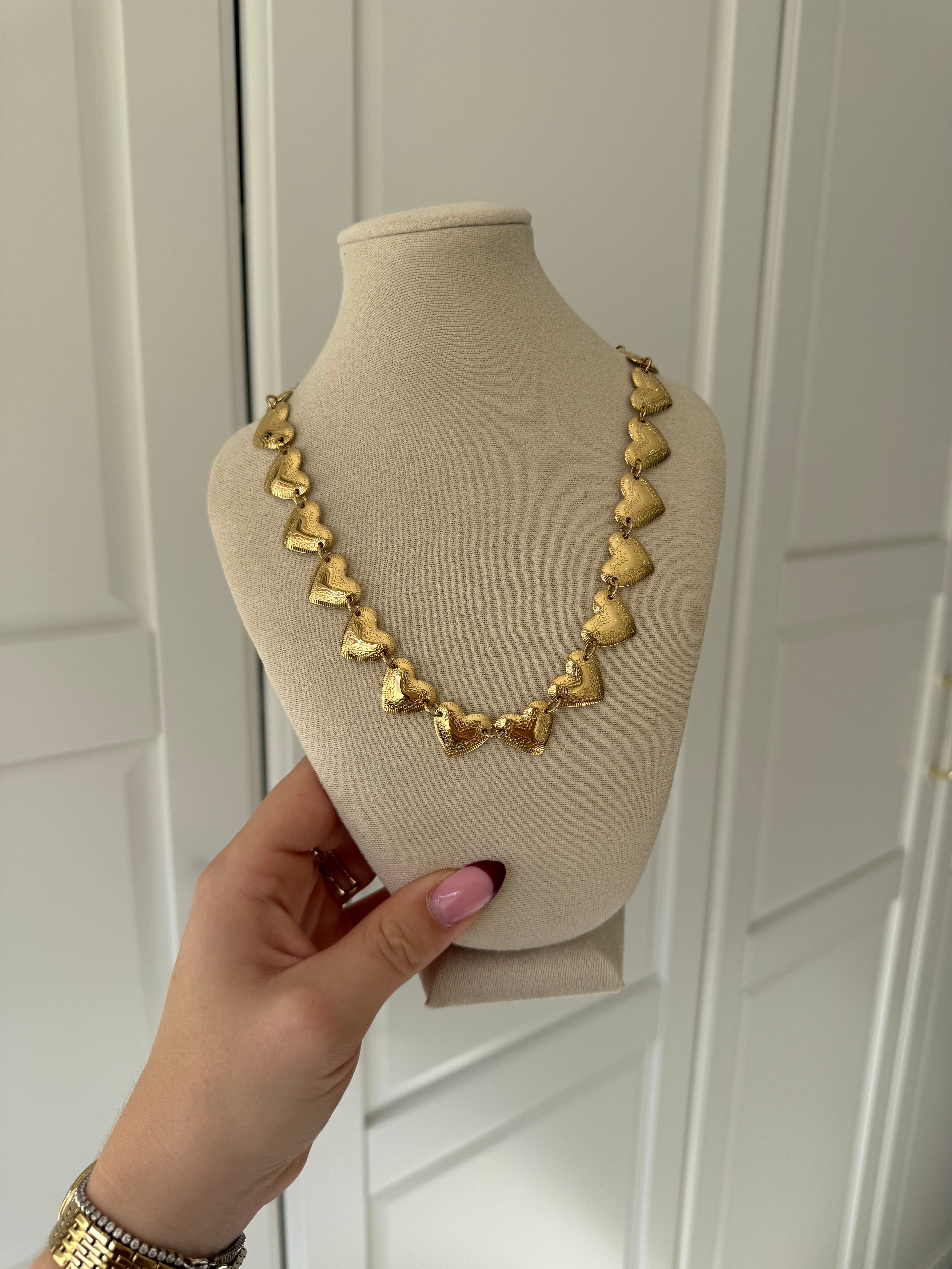 Forever Love Ketting | Goud