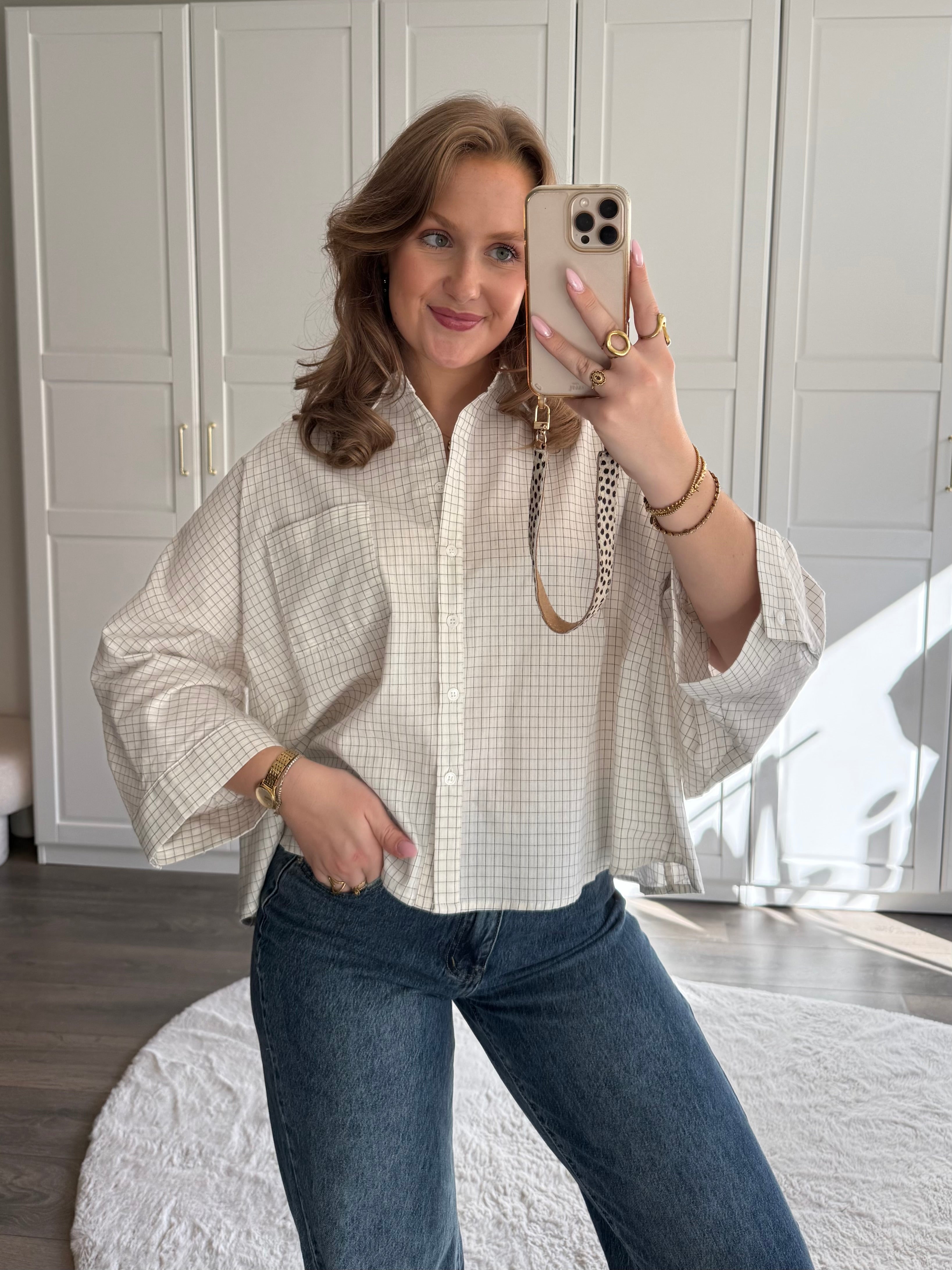 Blouse Jade | Wit