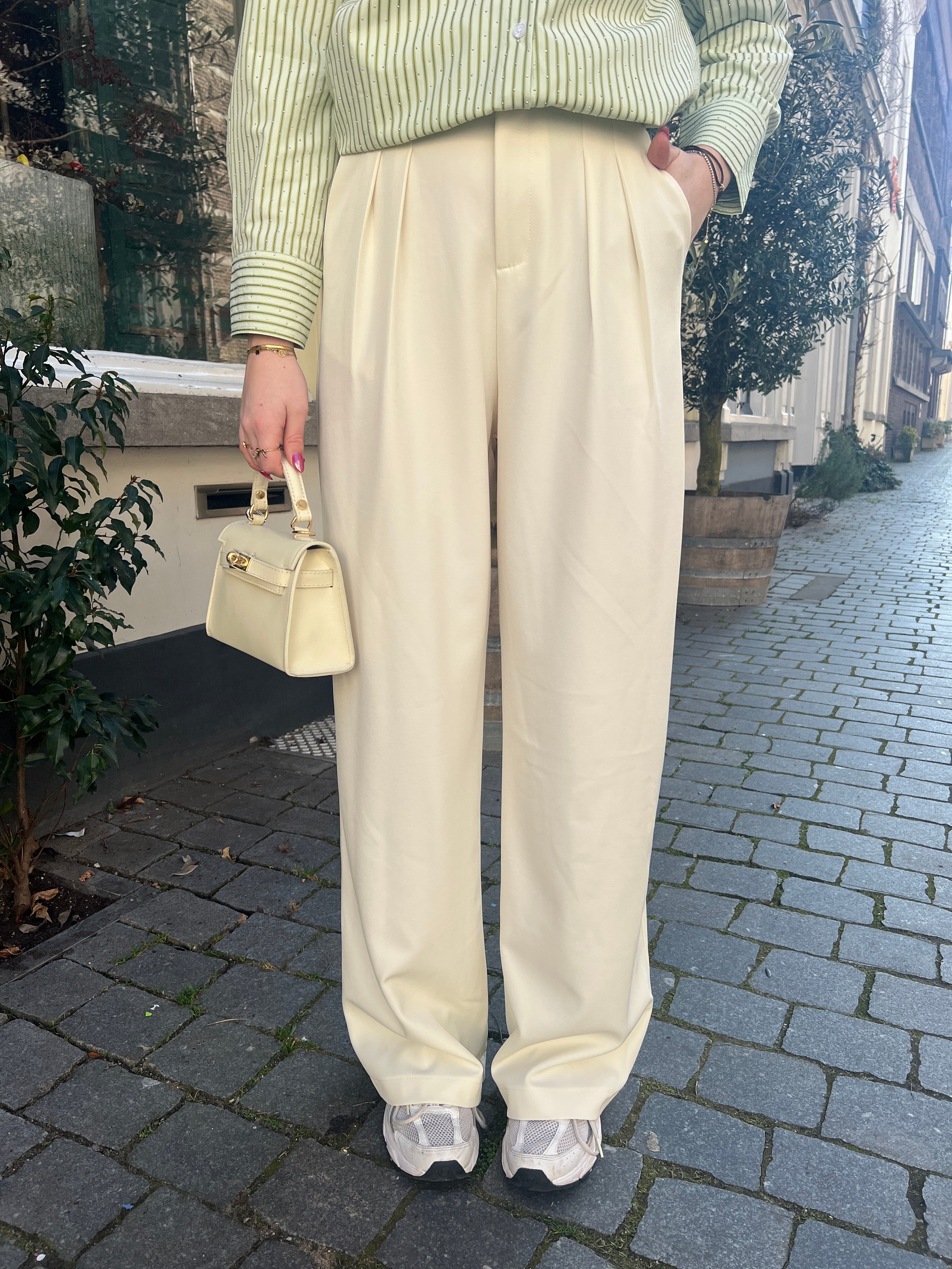 Pantalon Tess | Creme