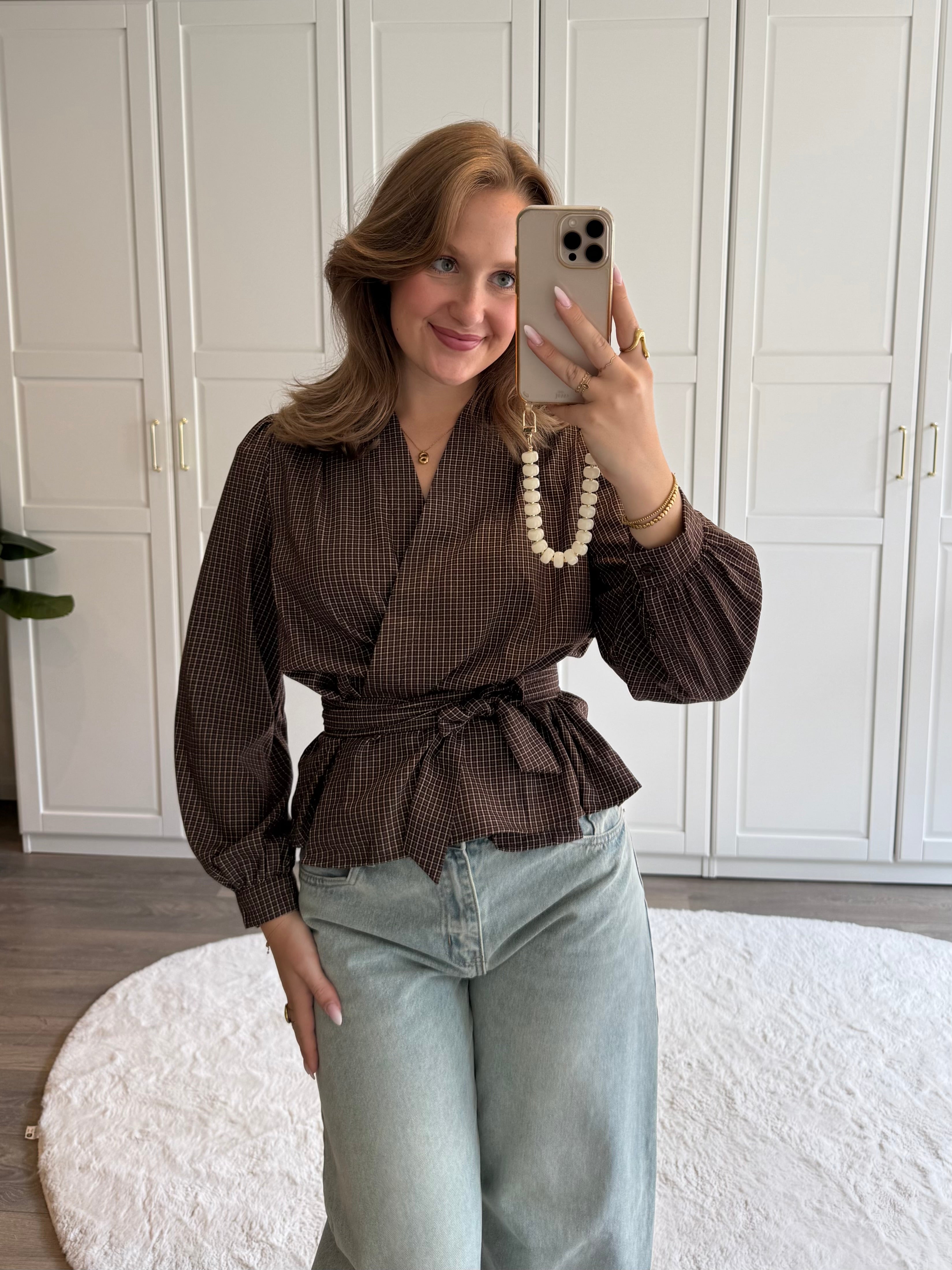 Blouse Mica | Bruin
