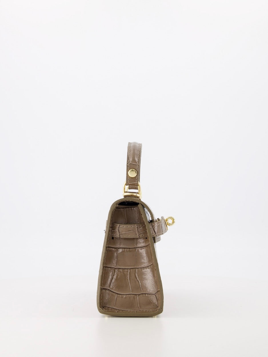Tas Lore Croco | Taupe