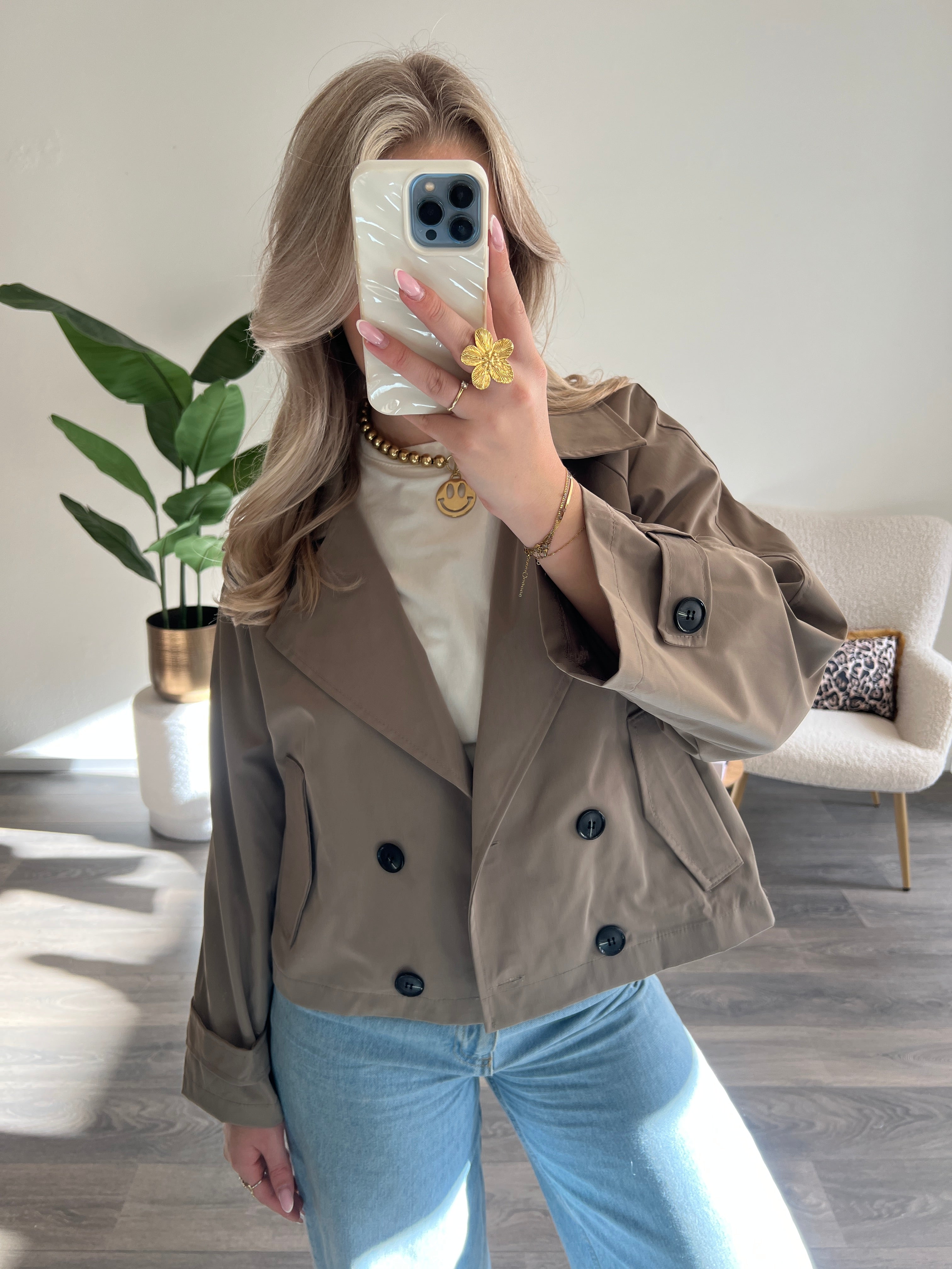 Trenchcoat Esmee | Taupe