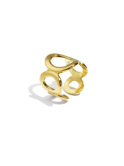 Open Circle Ring | Goud