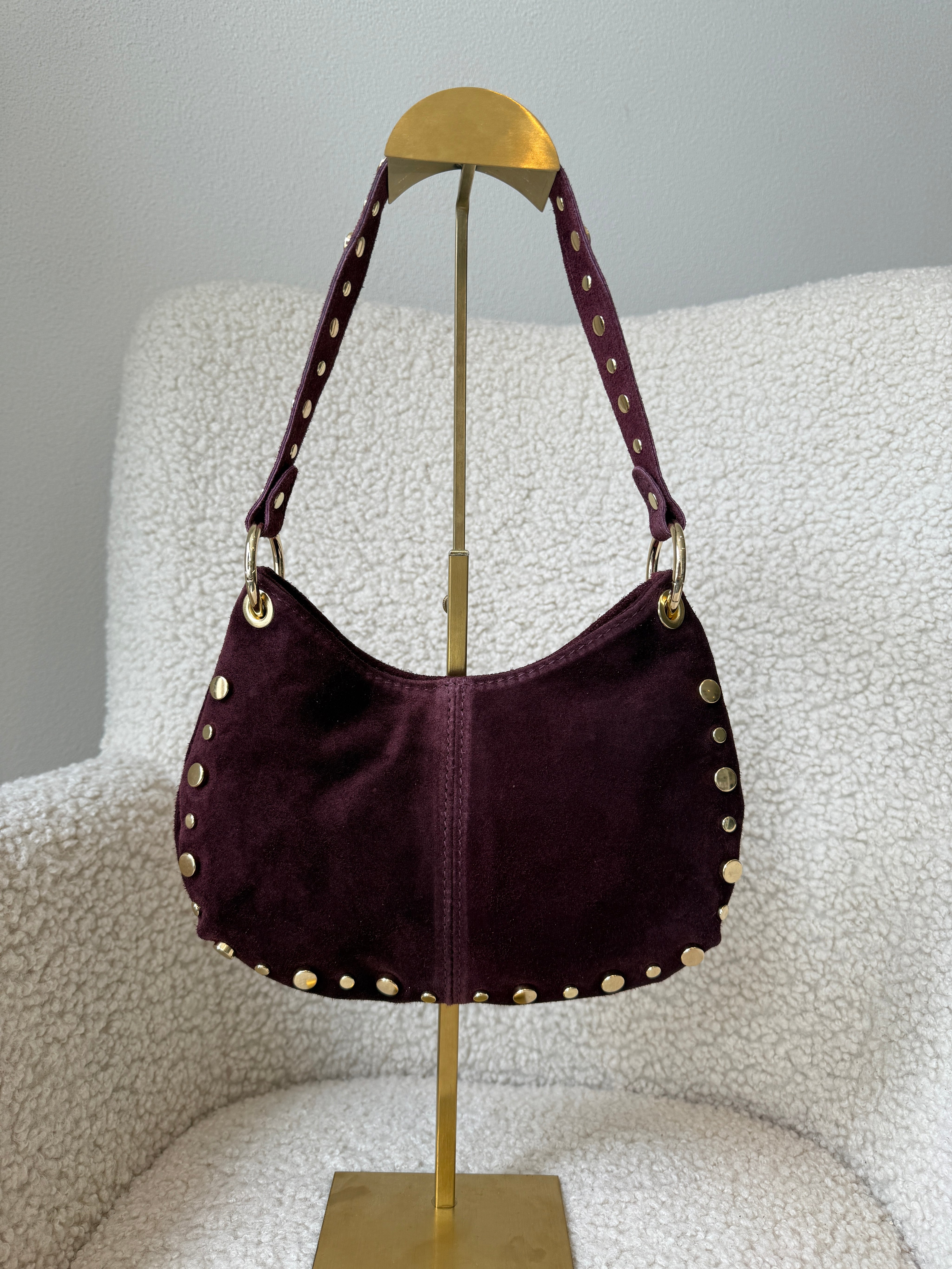 Suede Tas Carlijn | Bordeaux