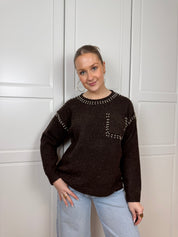 Trui Elle | Bruin