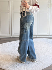 Cargo Jeans 3380 | Blauw