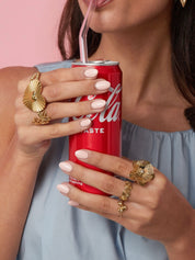 Flower Statement Ring | Goud